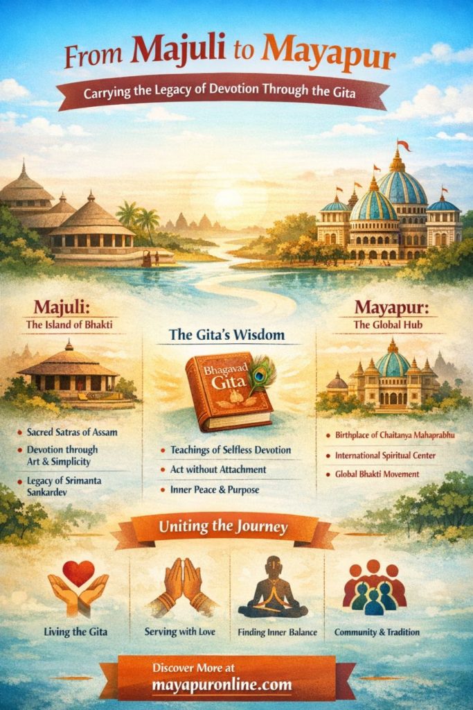 From Majuli to Mayapur Infografic