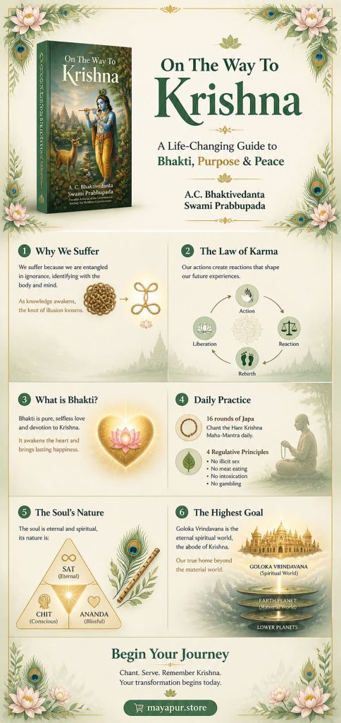 Infographic On The Way To Krishna