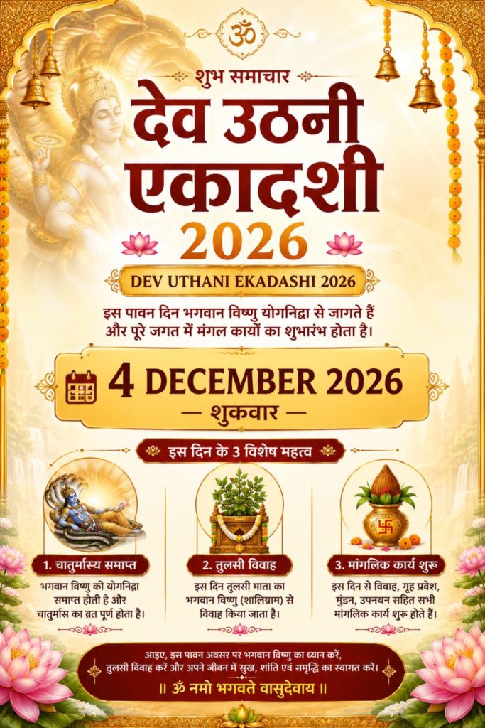Dev Uthani Ekadashi Kab Hai? Infographic